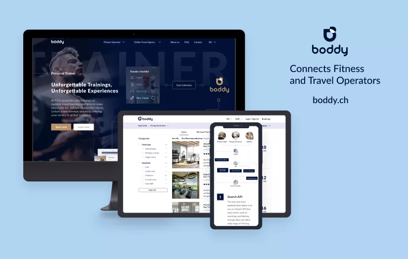 Web app for Boddy screenshot 1